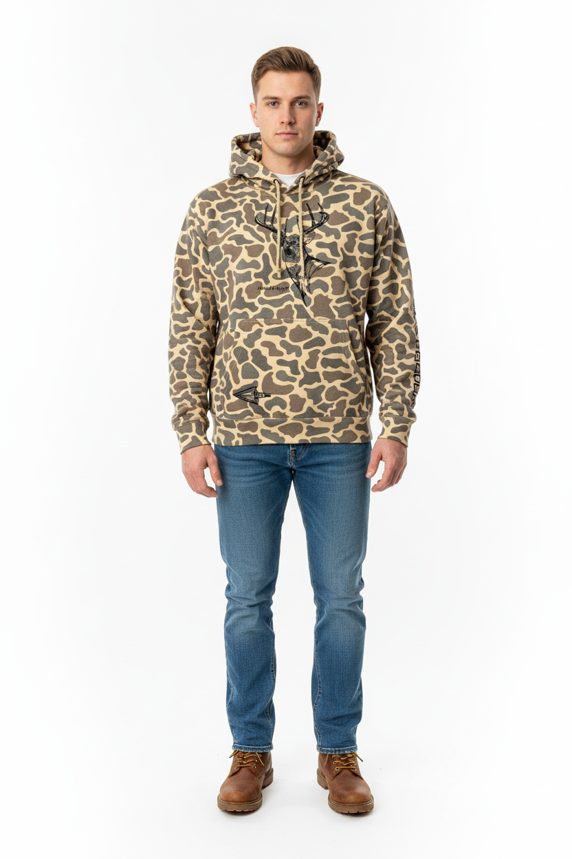Hooked & Tagged  - Buck Hoodie