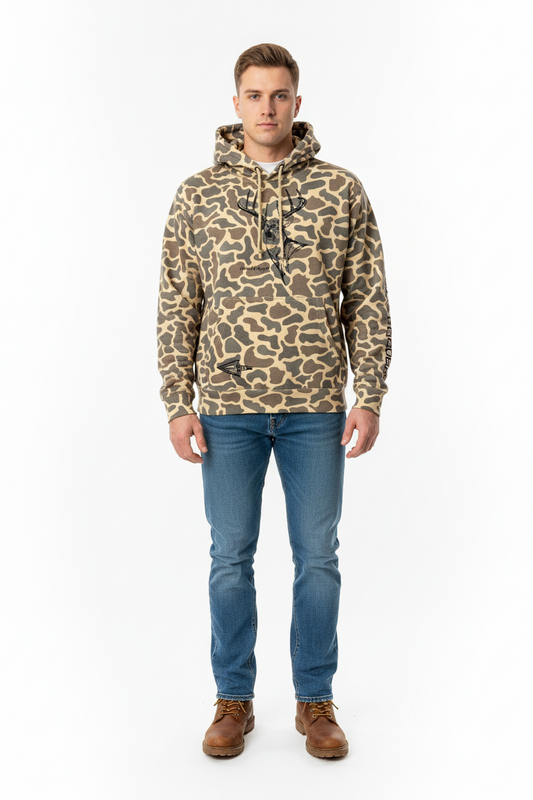 Hooked & Tagged  - Buck Hoodie