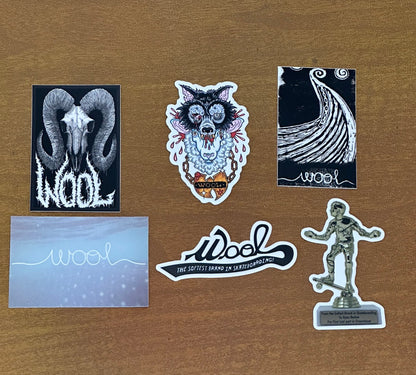 Wool Skateboards Sticker Pack: Mark II
