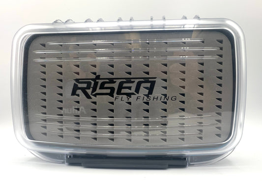 Risen Fly Waterproof fly boxes with gray foam insert