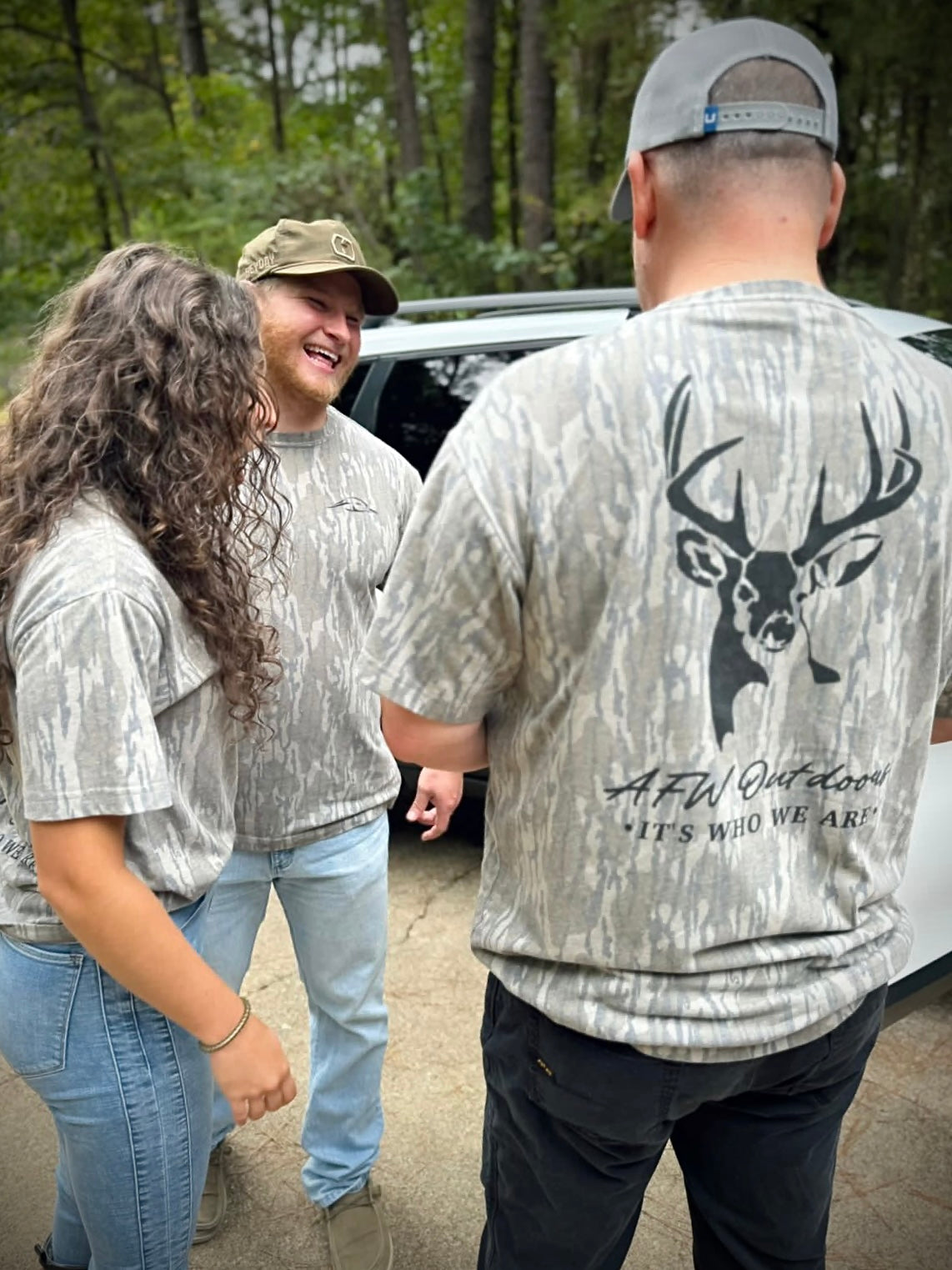 AF Waterfowl Outdoors Buck Mossy Oak Tee