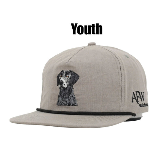 AF Waterfowl Youth Black Lab RipStop Hat