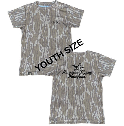 American Flyway Waterfowl Youth AFW Mossy Oak Tee