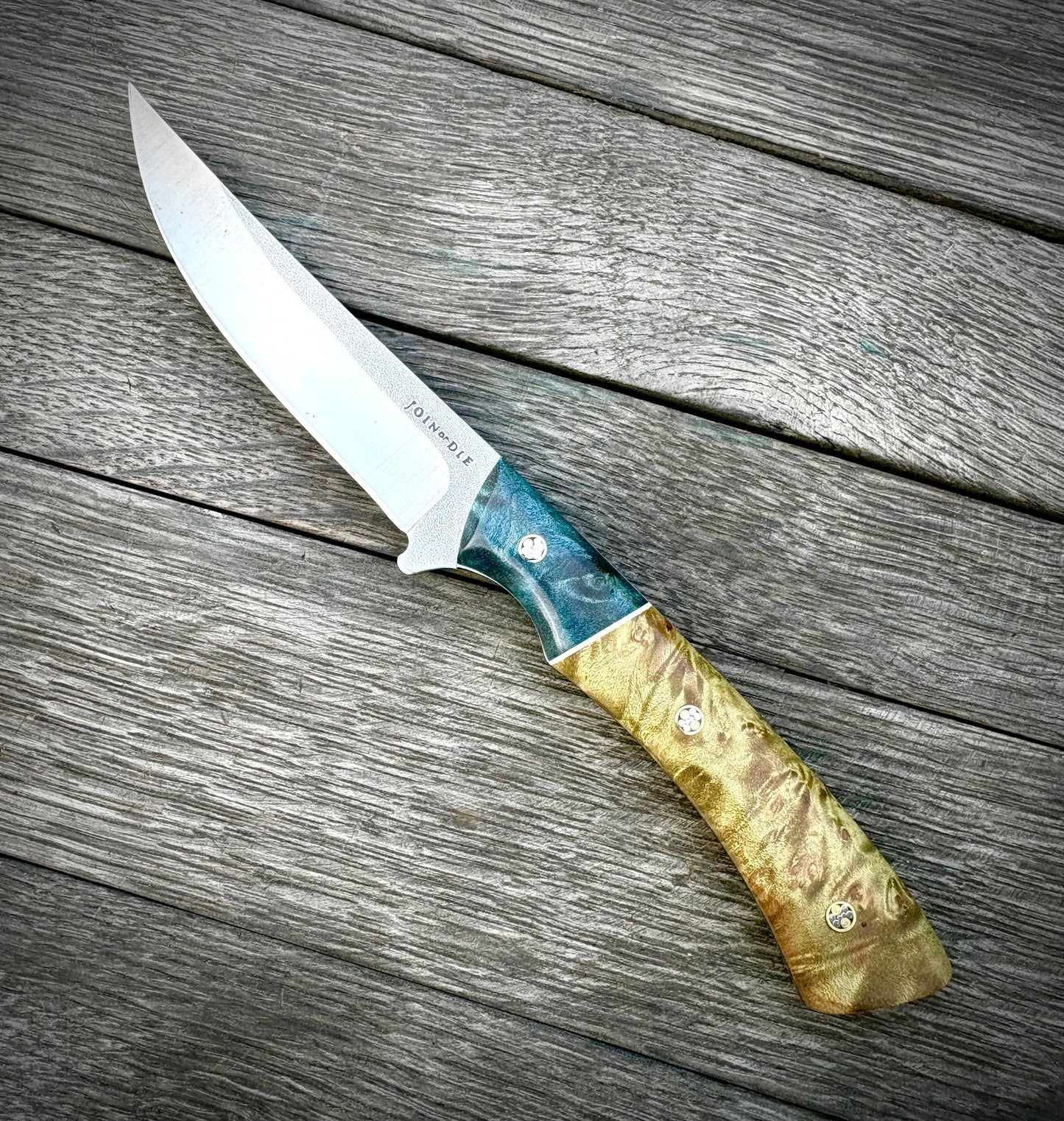 Join or Die Knives Blueridge Bird and Trout