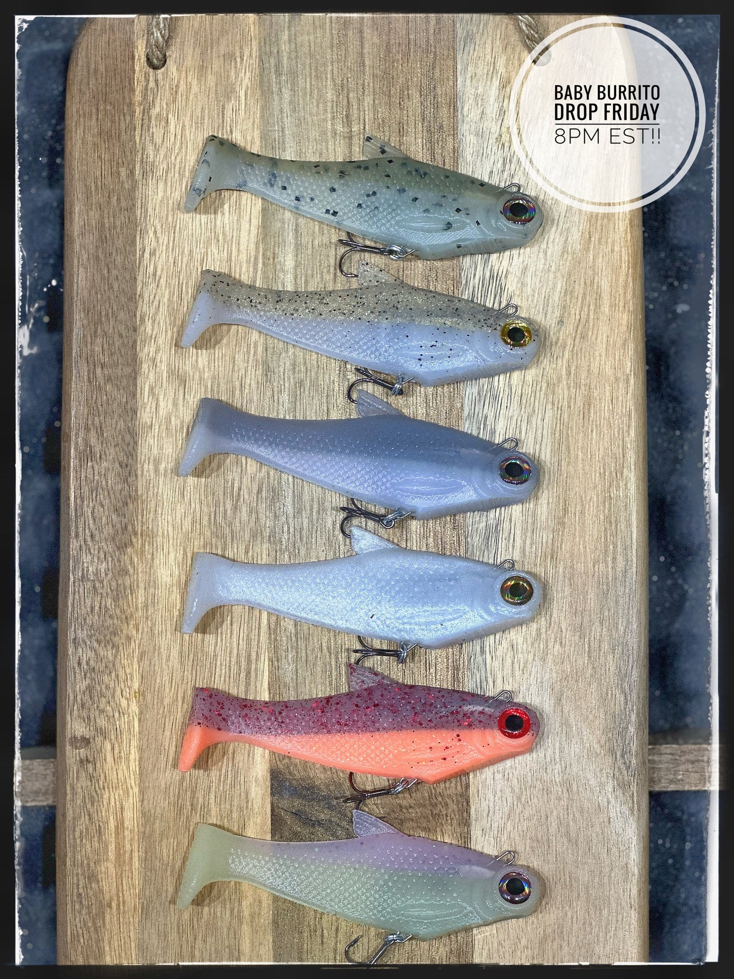 Bull Shad 4" Fast Sink Burritos