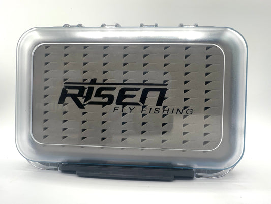 Risen Fly Waterproof fly boxes with gray foam insert