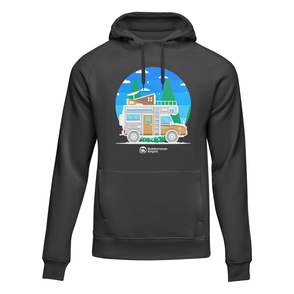 Outdoorzees Funny Camping Adult Fleece Hoodie