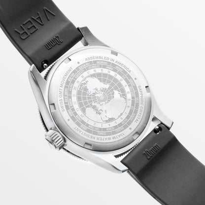 Vaer Watches G2 Meridian Green GMT - 39mm USA