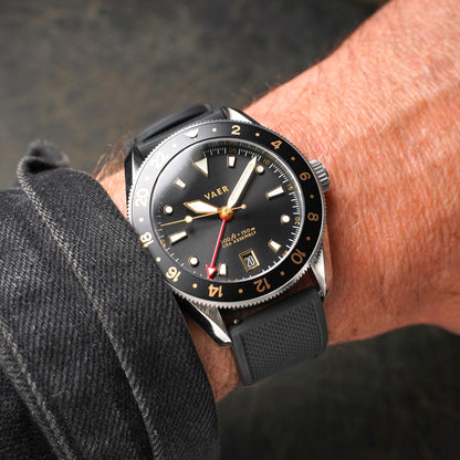 Vaer Watches G2 Meridian Gilt GMT - 39mm USA