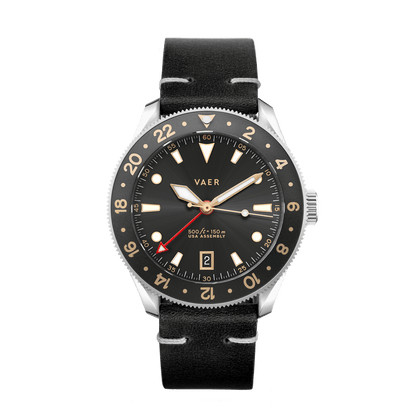 Vaer Watches G2 Meridian Gilt GMT - 39mm USA