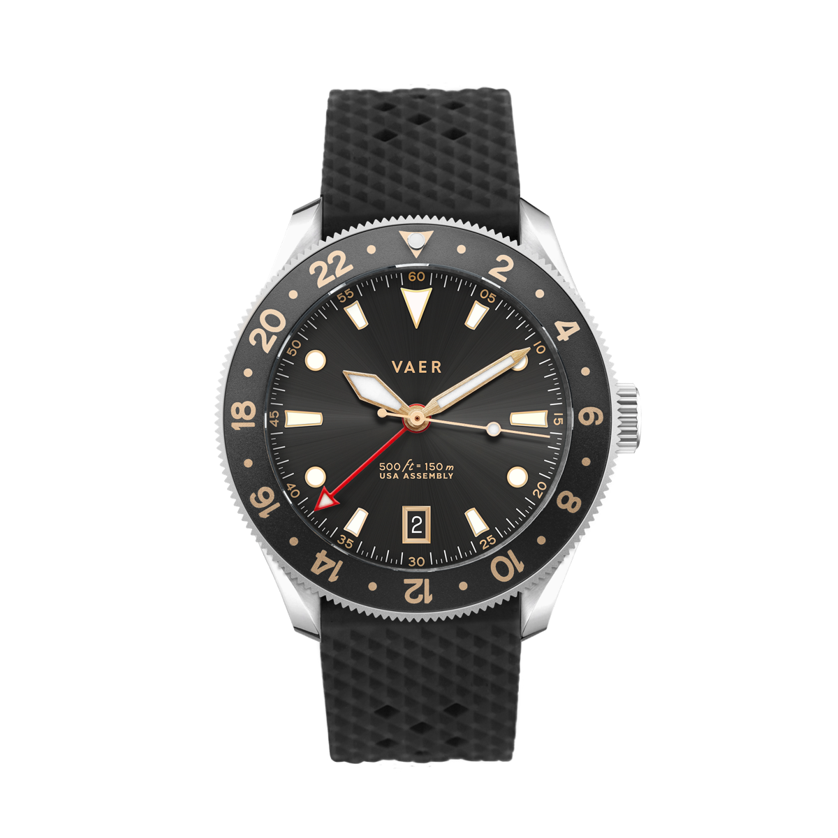 Vaer Watches G2 Meridian Gilt GMT - 39mm USA
