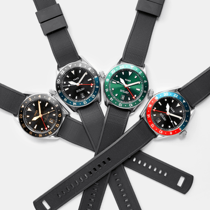 Vaer Watches G2 Meridian Navy/Black GMT - 39mm USA