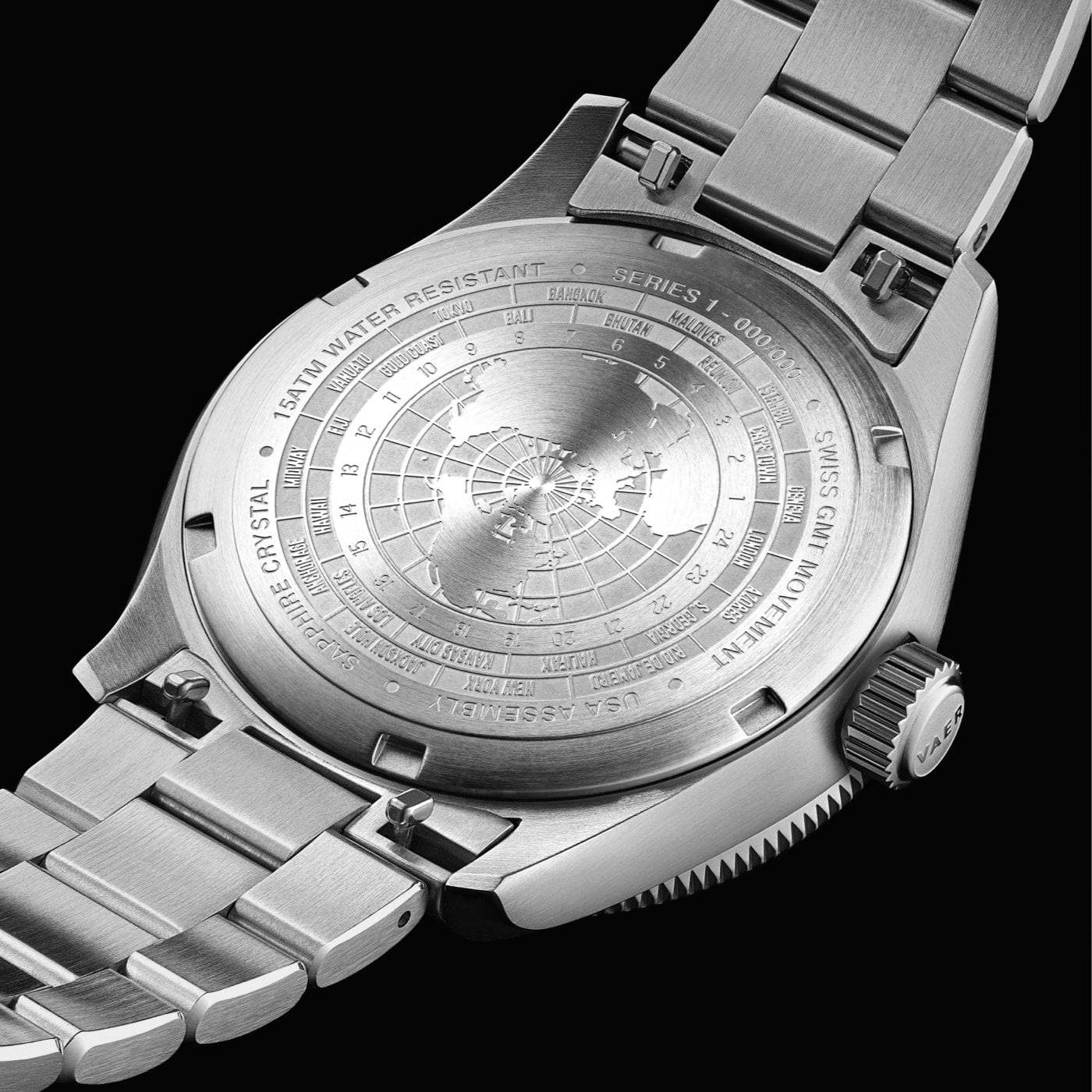 Vaer Watches G2 Meridian Rootbeer GMT - 39mm USA