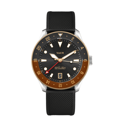 Vaer Watches G2 Meridian Rootbeer GMT - 39mm USA