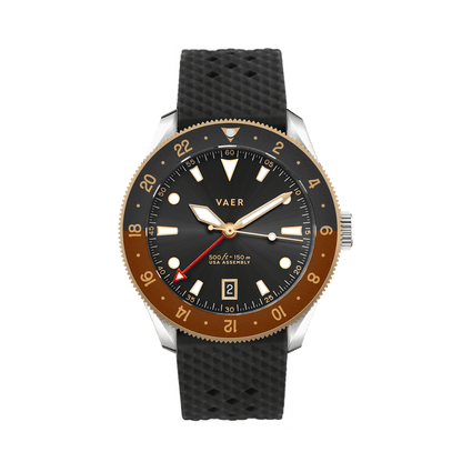Vaer Watches G2 Meridian Rootbeer GMT - 39mm USA