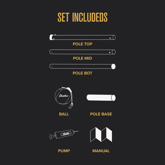 Baden Sports Champions Tetherball Set