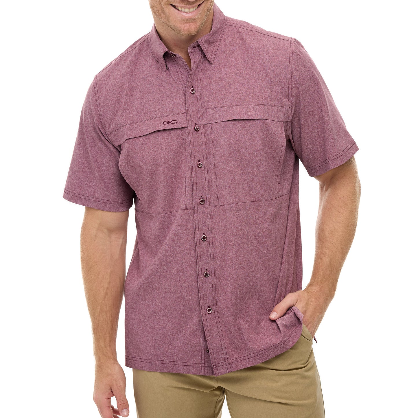 GameGuard - Maroon MicroTek Shirt