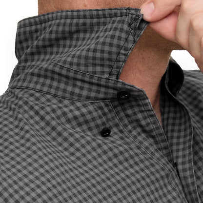 GameGuard - GunMetal TekCheck Shirt | Long Sleeve