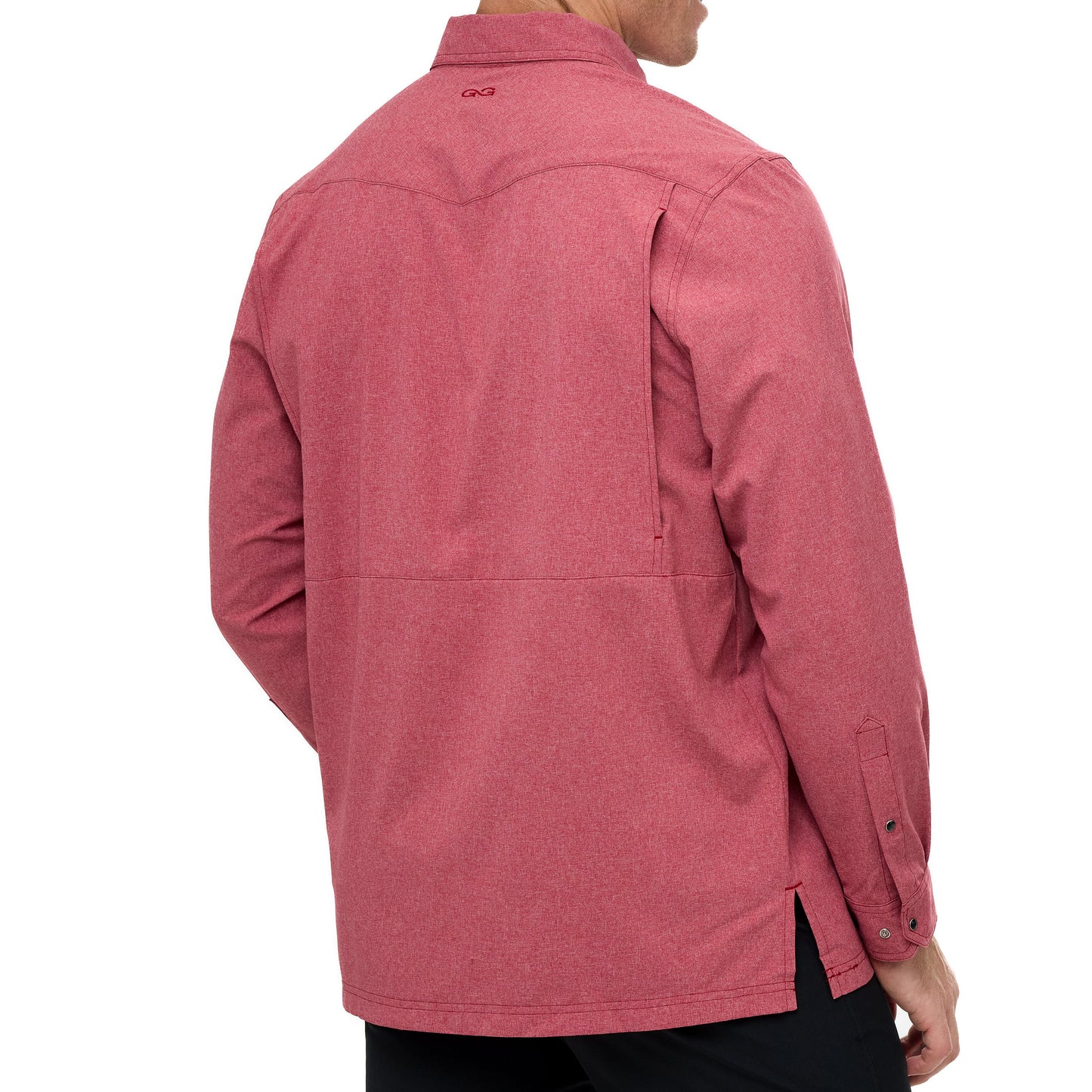 GameGuard - Crimson Pearl Snap Shirt | Long Sleeve