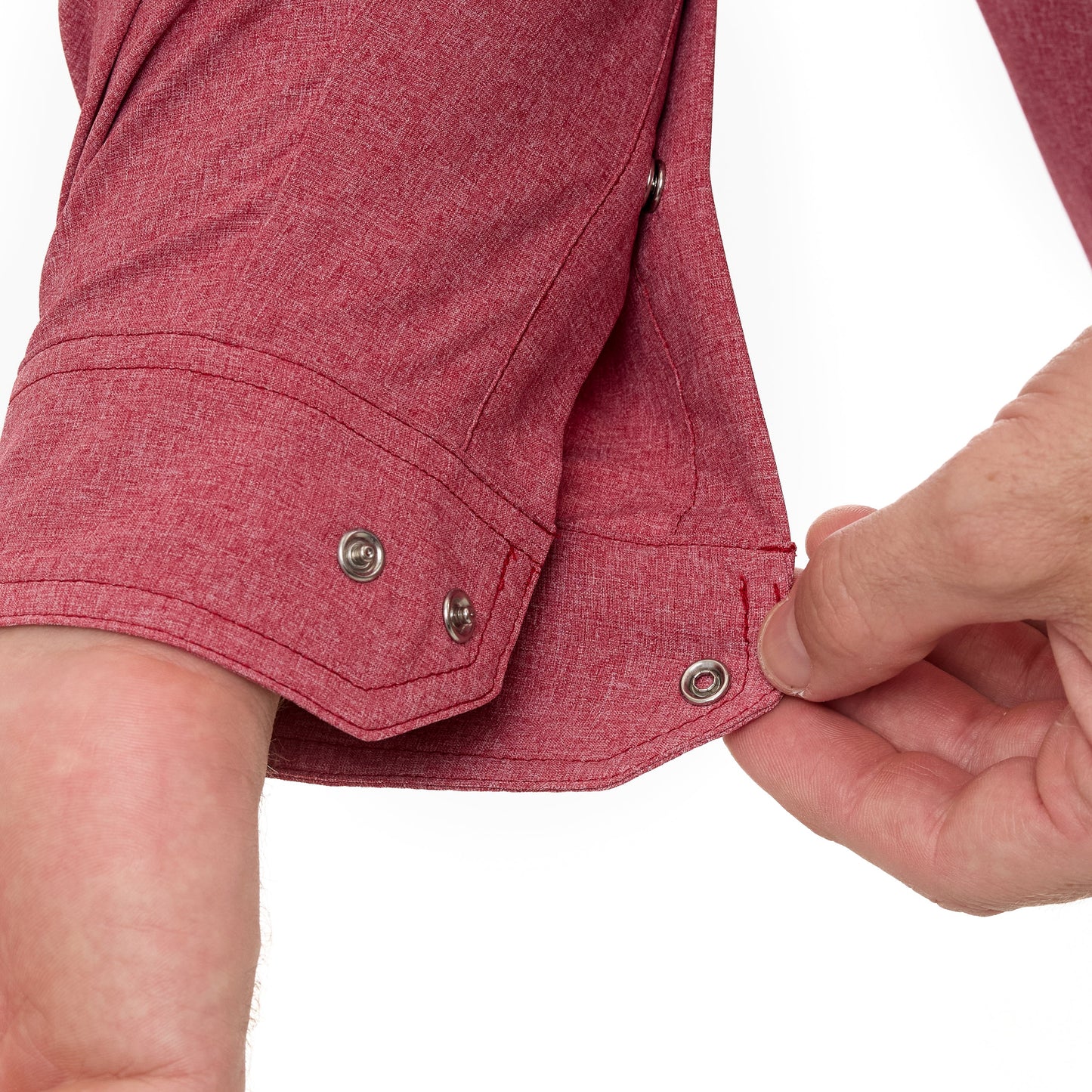 GameGuard - Crimson Pearl Snap Shirt | Long Sleeve