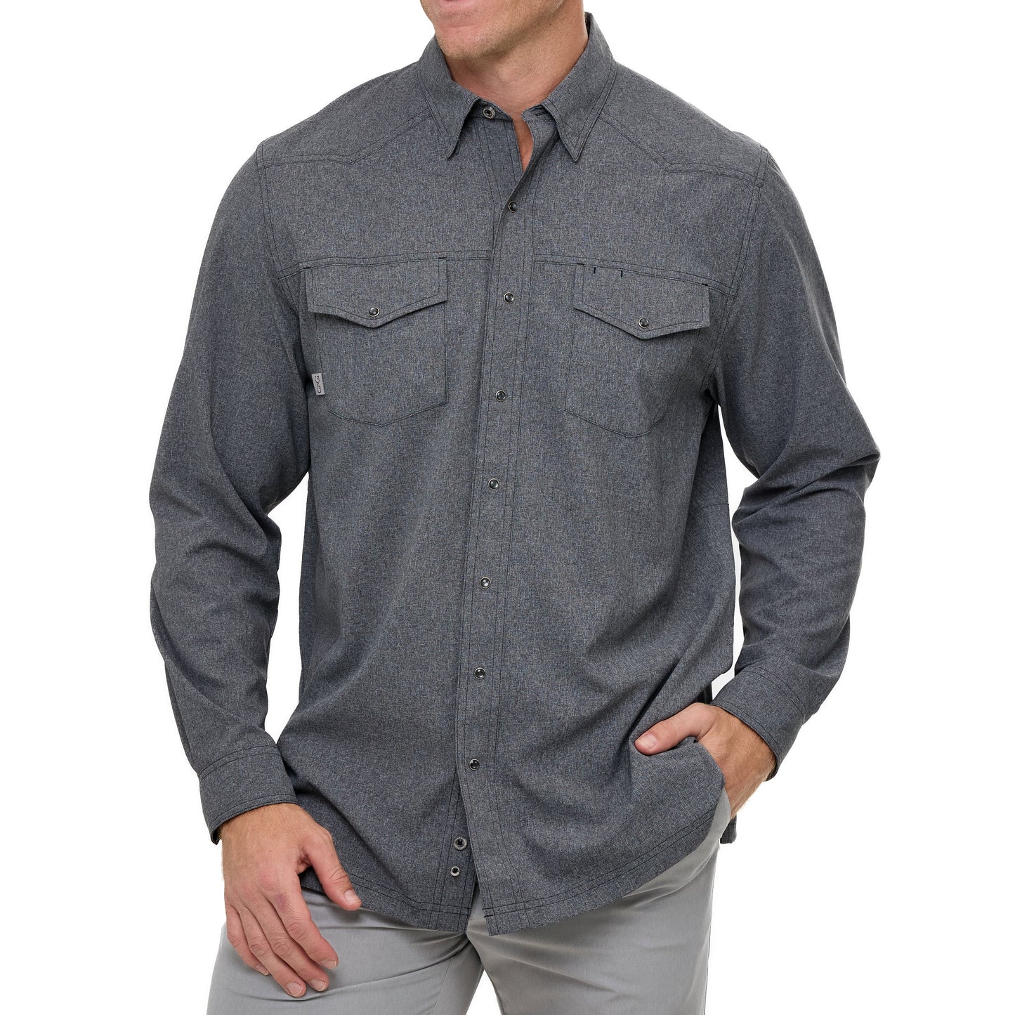 GameGuard - Caviar Pearl Snap Shirt | Long Sleeve