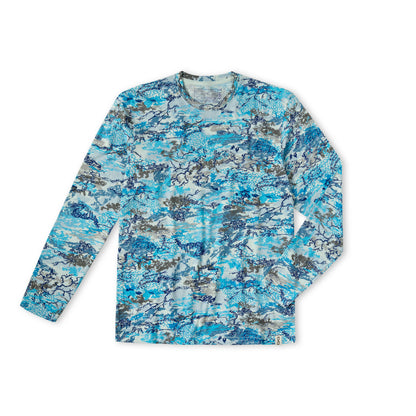 GameGuard Blue Digital Tracker Tee | Long Sleeve
