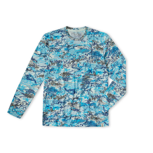 GameGuard Blue Digital Tracker Tee | Long Sleeve