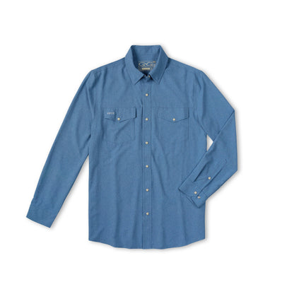 GameGuard Off-Road Blue StockYard Shirt | Long Sleeve