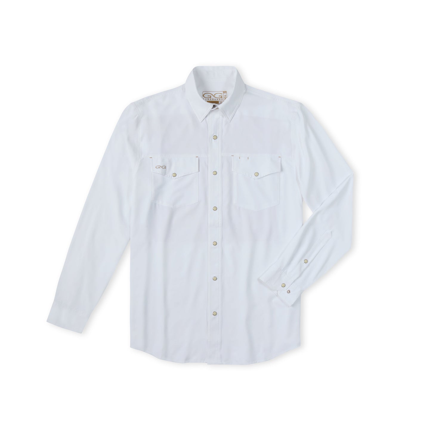 GameGuard White StockYard Shirt | Long Sleeve