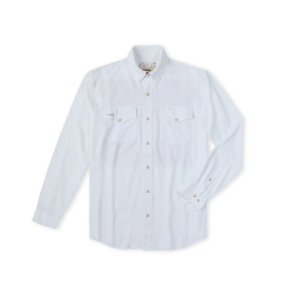GameGuard White StockYard Shirt | Long Sleeve