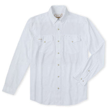 GameGuard White StockYard Shirt | Long Sleeve