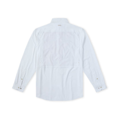 GameGuard White StockYard Shirt | Long Sleeve