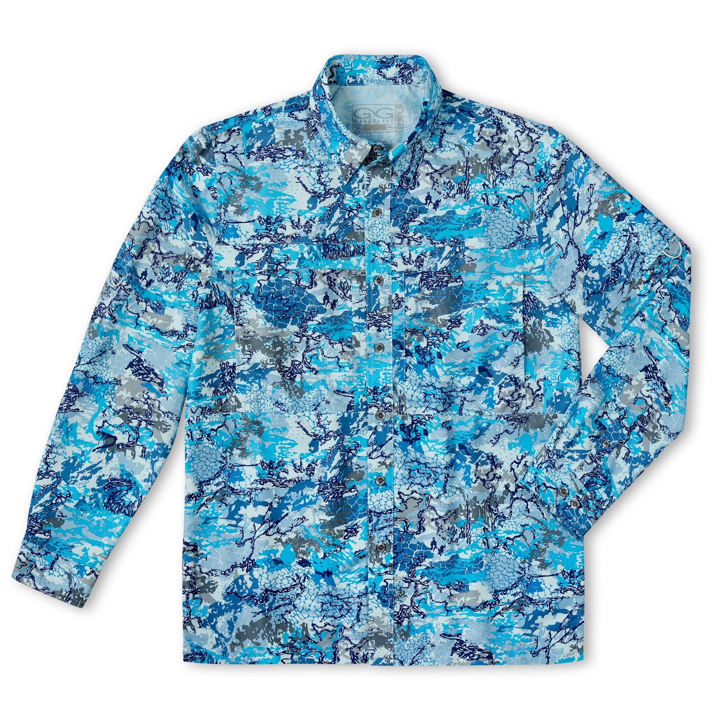GameGuard Blue Digital Explorer Shirt | Long Sleeve