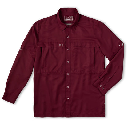 GameGuard Maroon Explorer Shirt | Long Sleeve