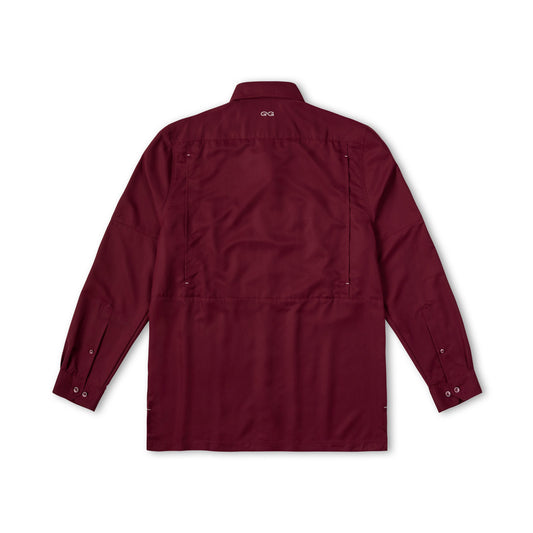 GameGuard Maroon Explorer Shirt | Long Sleeve