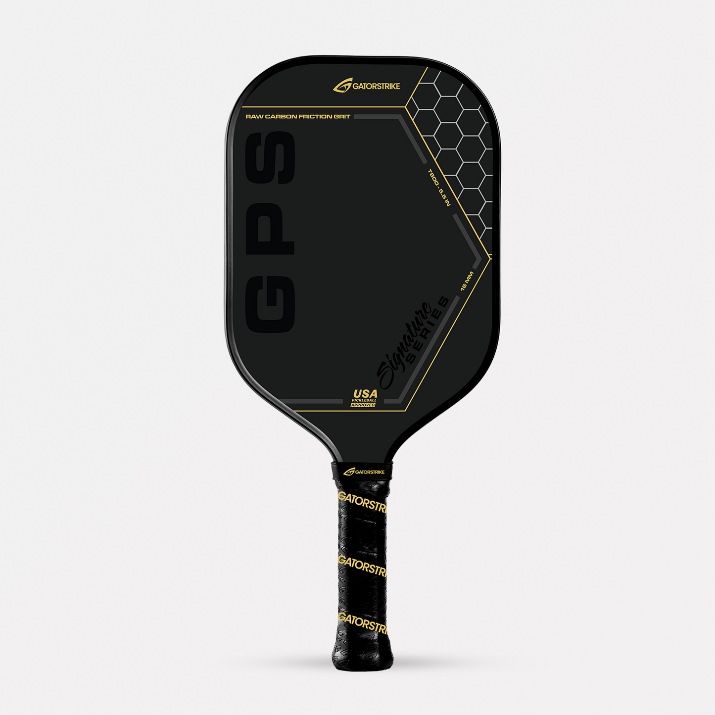 GatorStrike Gold Pro Power T800 Power (16mm) Raw Carbon Fiber Weave Grit