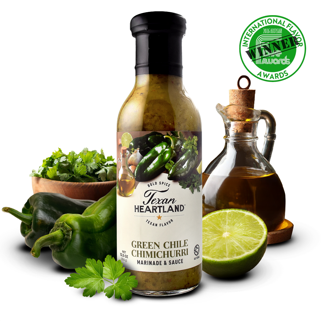 Texan Heartland Green Chile Chimichurri Marinade & Sauce