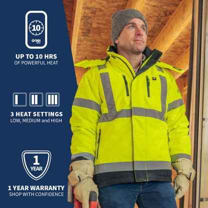 Gobi Heat Flash Heated Hi Vis Jacket