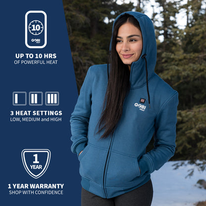 Gobi Heat Ridge Womens Heated Hoodie