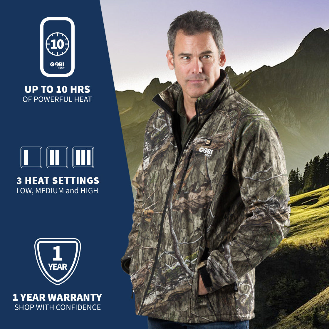 Gobi Heat Sahara Heated Hunting Jacket - Mossy Oak Camo