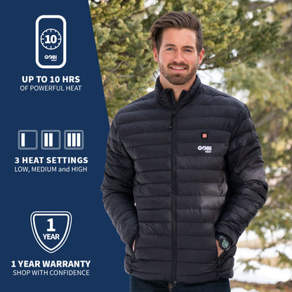 Gobi Heat Wolf Mens Heated Jacket