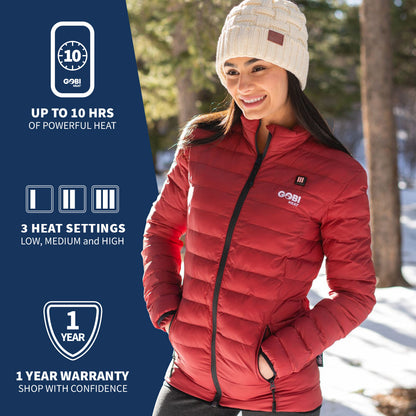 Gobi Heat Wolf Womens Heated Jacket