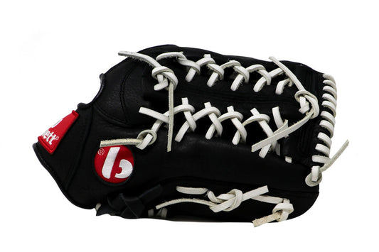 Barnett GL-125 Competition baseball glove, genuine leather, outfield 12.5, Black