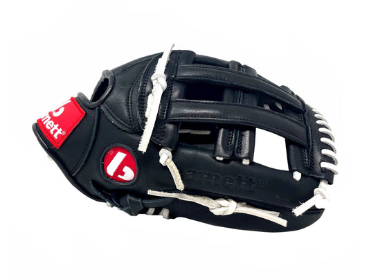 Barnett GL-127 Competition baseball glove, genuine leather, outfield 12.7, Black