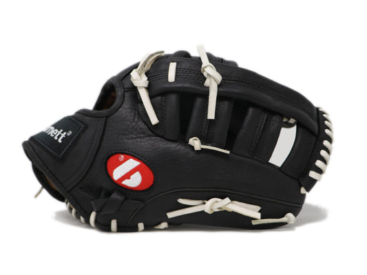 Barnett GL-130 Competition baseball glove, 13 genuine leather, outfield, Black