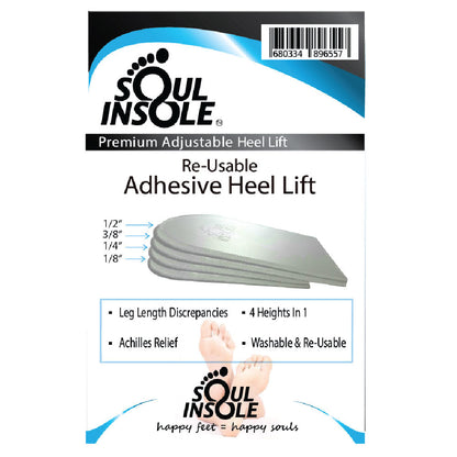 Soul Insole Heel Lifts / Gel Heel Cushions