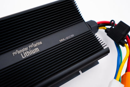 Monster Marine Lithium GOLF CART DC-DC CONVERTER  - BLACK MAMBA - MML-GCC50