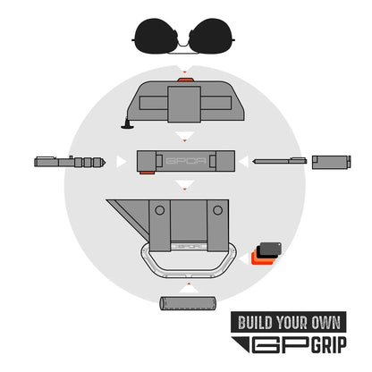 GP Grip PRO Jeep Color Handles 2007-23