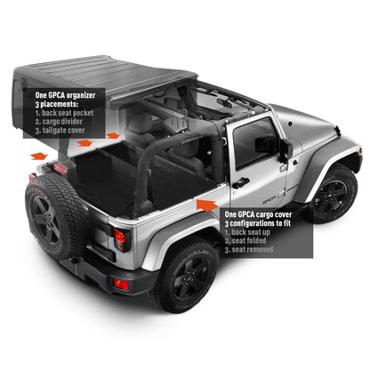 GPCA Jeep Wrangler Cargo Freedom Pack JK 2DR