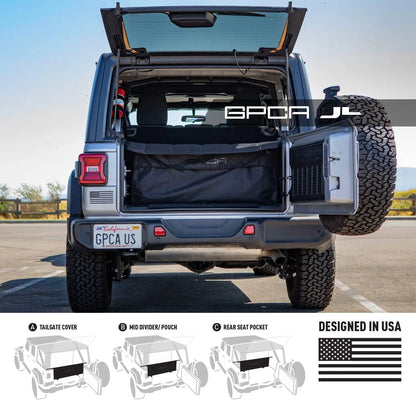 GPCA Wrangler JL 4DR Cargo Cover PRO